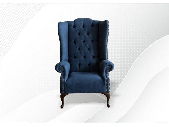 JVmoebel Ohrensessel Moderne Sessel im klassischen Stil – Elegante Möbelstücke, Made in Europa, blau JVmoebel Ohrensessel Moderne Sessel im klassischen Stil – Elegante Möbelstücke, Made in Europa, blau von elegante