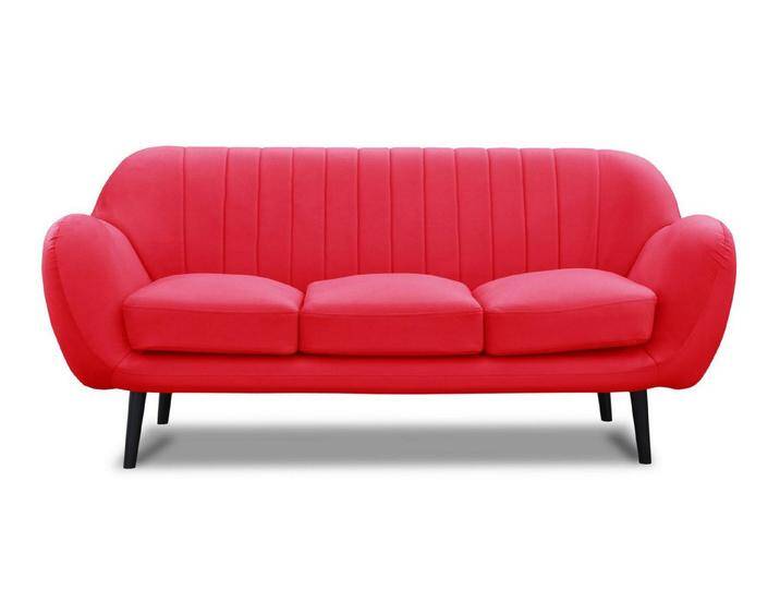 JVmoebel Polstergarnitur Elegante Rote Sofagarnitur Set für 3, 2 und 1 Sitzer Polster, (3+2+1 Sitzer Set), Made in Europa, rot von elegante