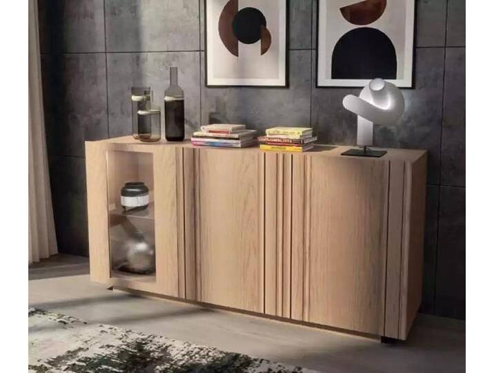 JVmoebel Sideboard Elegante Braune Holzkommode - Moderner Sideboard Schrank (Sideboard), Made in Italy, braun von elegante