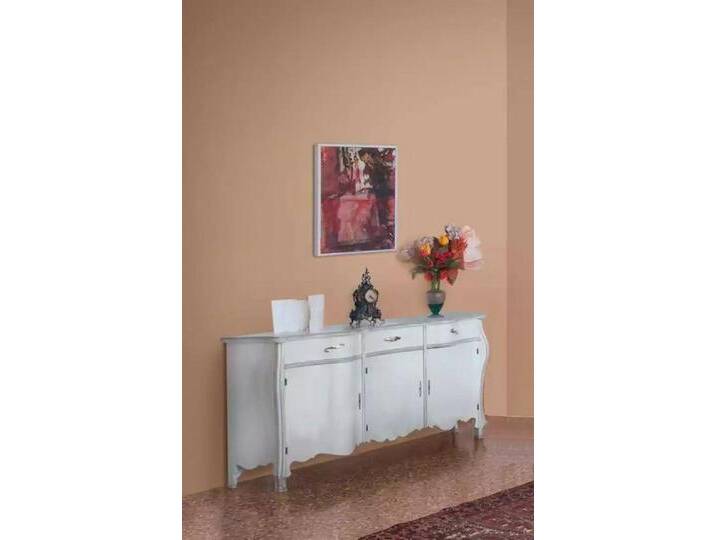 JVmoebel Sideboard Elegante Holzkommode Sideboard im italienischen Stil (1 St., Sideboard), Made in Italy, weiß von elegante
