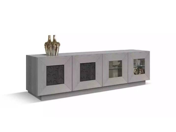 JVmoebel Sideboard Elegante Moderne Wohnzimmermöbel in Grau – Stylisch Neu (Sideboard), Made in Europa, grau von elegante