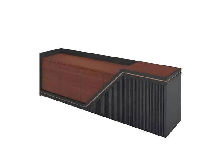 JVmoebel Sideboard Elegante Sideboards und Kommoden für moderne Büros (1 St., 1x Sideboard), Made in Europa, braun schwarz von elegante