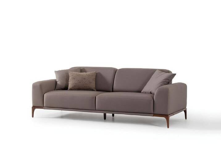 JVmoebel 3-Sitzer Braune Dreisitzer Couch für das Wohnzimmer – Elegante Möbelstücke, Made in Europa, braun von elegante