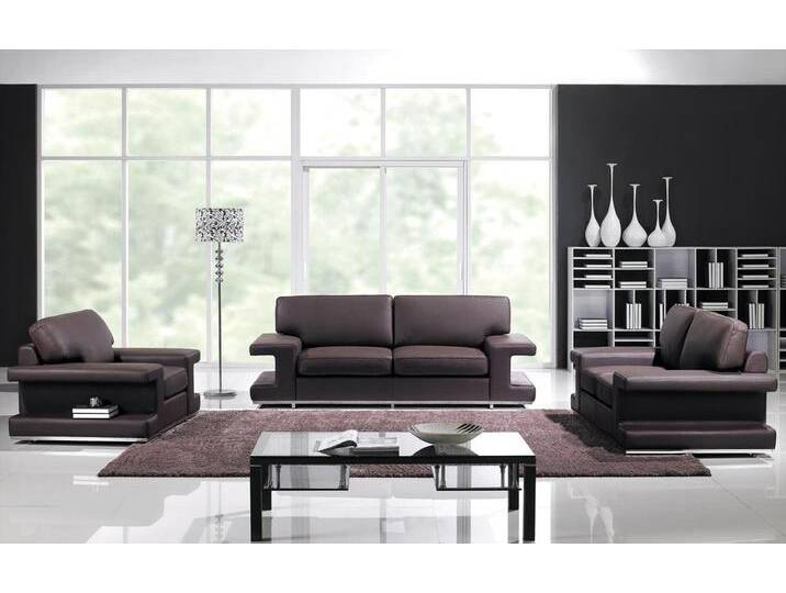 JVmoebel 3-Sitzer Elegante 3-Sitzer Couch aus Leder für das Wohnzimmer, Made in Europa, braun von elegante