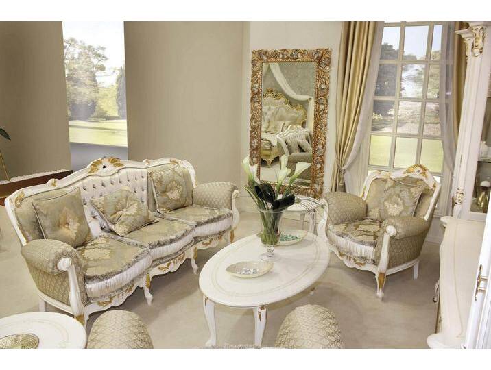 JVmoebel 3-Sitzer Elegante Barock Rokoko 3-Sitzer Sofa mit Polsterung, Made in Europa, beige JVmoebel 3-Sitzer Elegante Barock Rokoko 3-Sitzer Sofa mit Polsterung, Made in Europa, beige von elegante