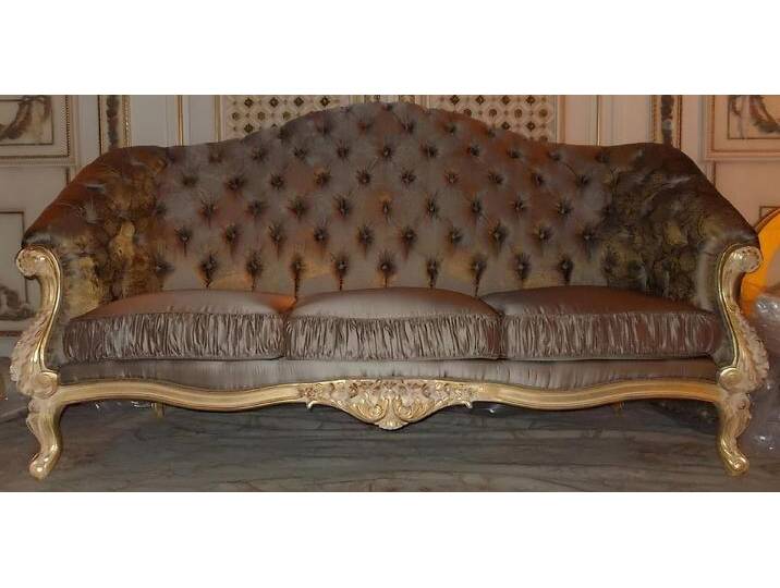 JVmoebel Sofa Elegante Couch Design Couchen Polster Textil Italienische Möbel Sitzer, Made in Europa, braun von elegante