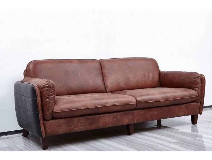 JVmoebel Polstergarnitur Elegante Vintage Echtleder 3-Sitzer und 2-Sitzer Couchgarnitur, Made in Europa, braun JVmoebel Polstergarnitur Elegante Vintage Echtleder 3-Sitzer und 2-Sitzer Couchgarnitur, Made in Europa, braun von elegante