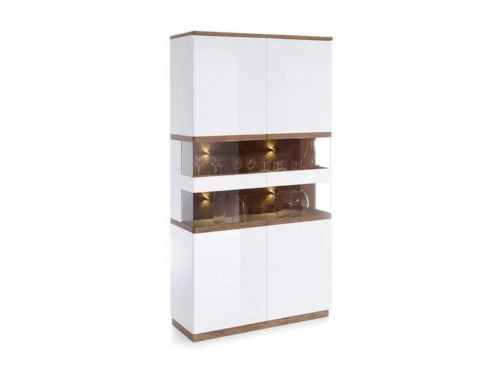 JVmoebel Vitrine Elegante Vitrine Anrichte Regal für Wohnzimmer in Weiß Made in Europa, weiß JVmoebel Vitrine Elegante Vitrine Anrichte Regal für Wohnzimmer in Weiß Made in Europa, weiß von elegante