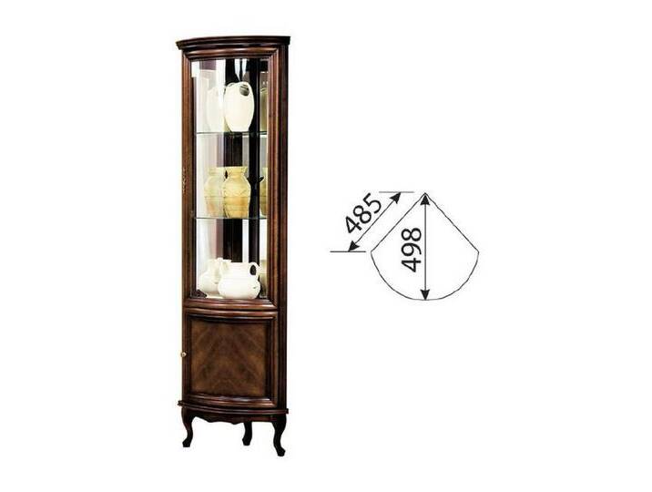 JVmoebel Vitrine Klassischer Vitrinenschrank aus Italien - Elegante Möbelstücke Made in Europa, braun JVmoebel Vitrine Klassischer Vitrinenschrank aus Italien - Elegante Möbelstücke Made in Europa, braun von elegante