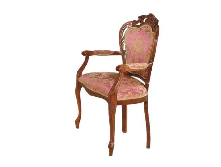 Xlmoebel Armlehnstuhl Elegante Stühle - Designer Holzstuhl für das Esszimmer - Luxuriöser (1 St), Hergestellt in Europa, braun von elegante