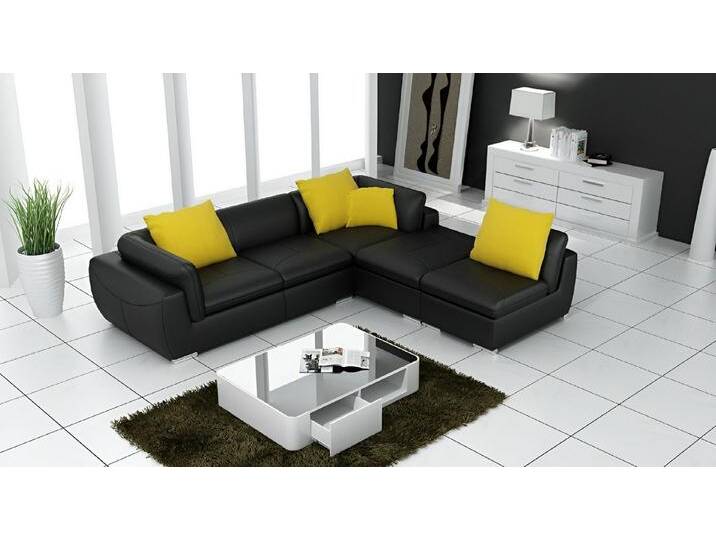 Xlmoebel Ecksofa Ledersofa mit USB Elegante Sofa Design Modern Leder, Hergestellt in Europa, schwarz, Variante A, Schwarz Xlmoebel Ecksofa Ledersofa mit USB Elegante Sofa Design Modern Leder, Hergestellt in Europa, schwarz, Variante A, Schwarz von elegante