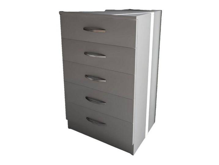Xlmoebel Hochkommode Elegante Weiße Sideboards - Zeitgemäße Einrichtung (1 St., Kommode), Hergestellt in Europa, weiß von elegante