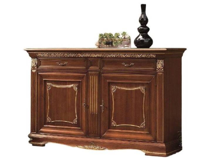 Xlmoebel Kombikommode Klassische Kommode elegante Möbelstücke Handwerkskunst (1 St), Hergestellt in Italy, braun von elegante