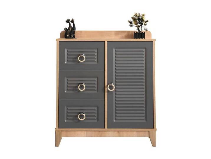Xlmoebel Kombikommode Moderne elegante Holz-Grau Kommode für das Kinderzimmer Möbeldesign (1 St., Kommode), Hergestellt in Europa, grau von elegante