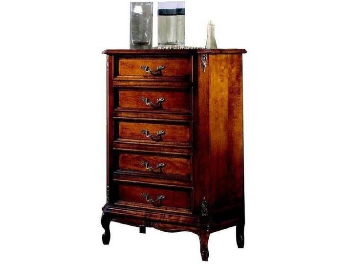 Xlmoebel Schubkastenkommode Neu Luxus Holz Italienische Möbel: Elegante Barock-Kommode in Braun (Schubkastenkommode), Hergestellt in Europa, braun von elegante