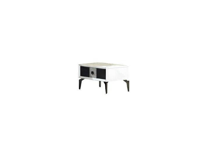 Xlmoebel Nachttisch Luxuriöse Nachtkonsole in Weiß - Elegante Holzmöbel für das (Nachttisch), Hergestellt in Europa, weiß von elegante