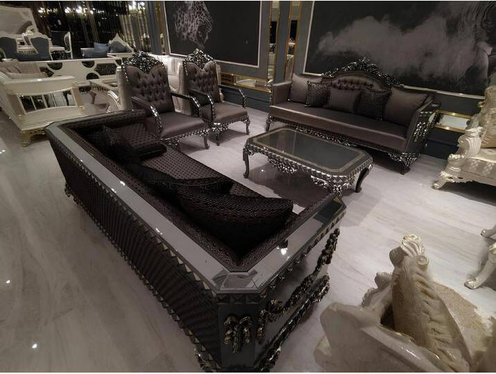 Xlmoebel Polstergarnitur Neues Set mit stilvollen 3+3 Sitzern für das elegante Wohnzimmer, (2-tlg., 2tlg.Wohnzimmer Set (Sofagarnitur 3+3 Sitzer) von elegante