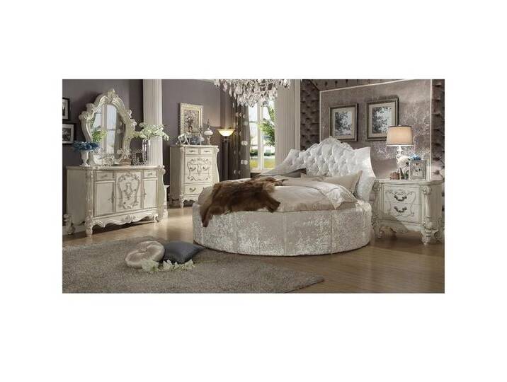 Xlmoebel Schlafzimmer-Set Schlafzimmer Set Barockstil Elegante Möbel klassisch, (1-tlg), Hergestellt in Europa, weiß von elegante
