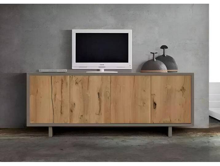 Xlmoebel Sideboard Elegante Wohnzimmer-Kommode aus hochwertigem Holz in Braun (1 St., Sideboard), Hergestellt In Italy, braun von elegante