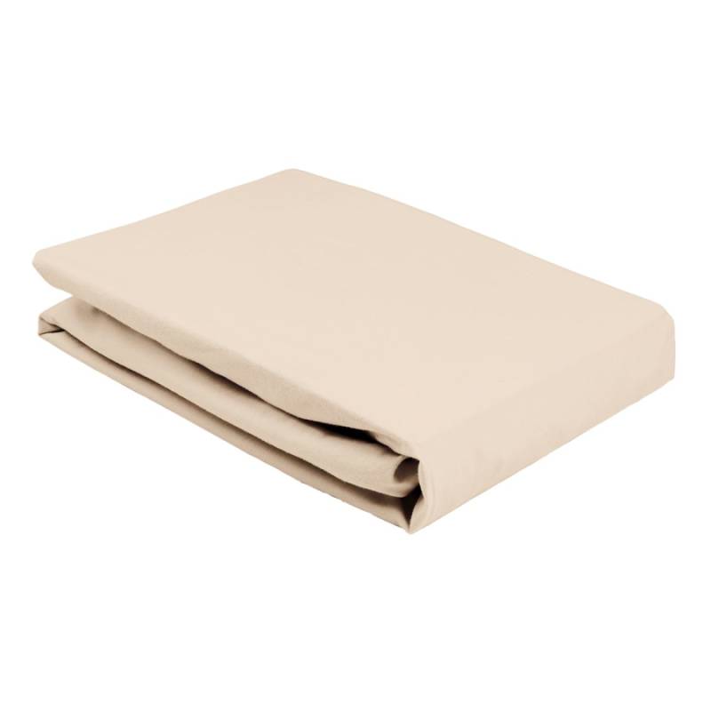 elegante 8002 Topper Jersey Spannbettlaken - sand - 100x200 cm von elegante