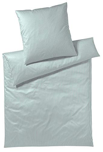 elegante Bettwäsche Sister Stripe | 4 Salbei - 155 x 220 von elegante