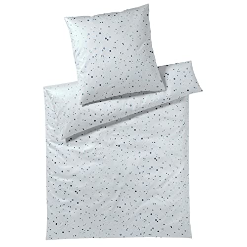 elegante Jersey Bettwäsche Sprinkle mint 1 Bettbezug 155 x 220 cm + 1 Kissenbezug 80 x 80 cm von elegante