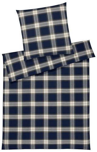 elegante Soft-Flanell-Bettwäsche-Garnitur Westminster Farbe Blau Größe 155x220+80x80 elegante Soft-Flanell-Bettwäsche-Garnitur Westminster Farbe Blau Größe 155x220+80x80 von elegante