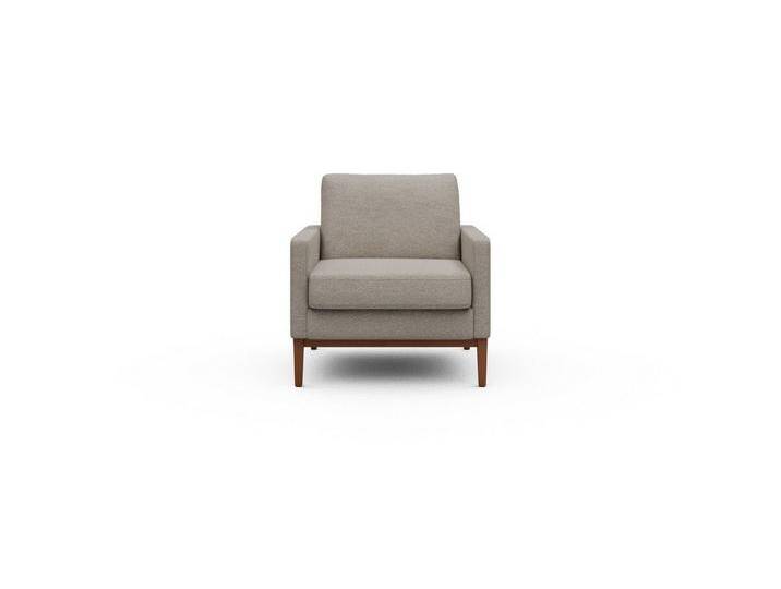 moebelfaktor Sessel Bodo, Retro-Design, elegante Linien, stabile Holzkonstruktion, beige, 816-Lace-Beige von elegante