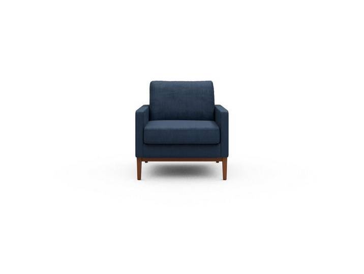 moebelfaktor Sessel Bodo, Retro-Design, elegante Linien, stabile Holzkonstruktion, blau, 315-Royal-Blue von elegante