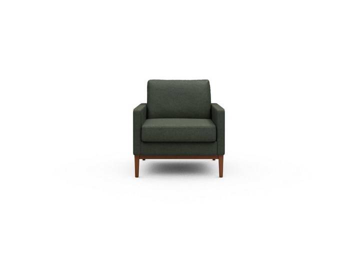 moebelfaktor Sessel Bodo, Retro-Design, elegante Linien, stabile Holzkonstruktion, grün, 488-Forest-Green von elegante