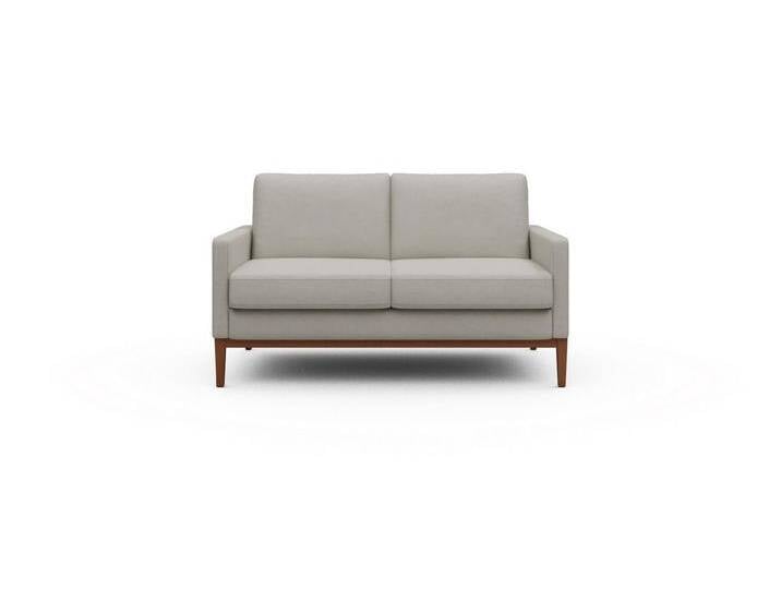 moebelfaktor Sofa Bodo 2-Sitzer, Retro-Design, elegante Linien, stabile Holzkonstruktion, beige, 487-Clean-Beige von elegante