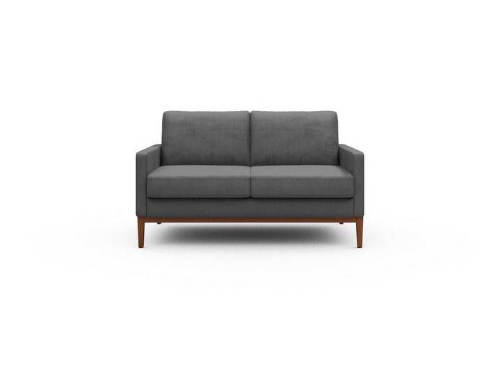 moebelfaktor Sofa Bodo 2-Sitzer, Retro-Design, elegante Linien, stabile Holzkonstruktion, grau, 309-Grey von elegante