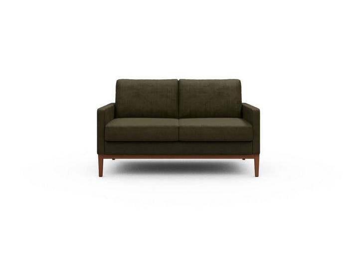 moebelfaktor Sofa Bodo 2-Sitzer, Retro-Design, elegante Linien, stabile Holzkonstruktion, grün, 316-Pine-Green von elegante