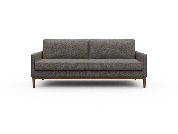 moebelfaktor Sofa Bodo 3-Sitzer, Retro-Design, elegante Linien, stabile Holzkonstruktion, braun, 771-Sepia-Brown von elegante