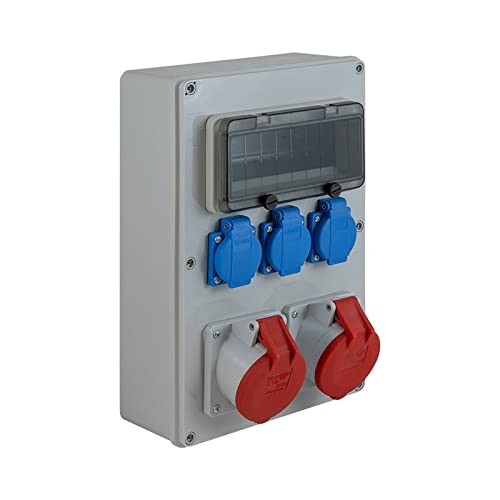 Baustromverteiler RB-3232 IP44 1x32A/5P,1x32A/5P,3xGS 65.3232 Elektro-plast Verteiler 5901769011953 von elektro-plast opatÓwek