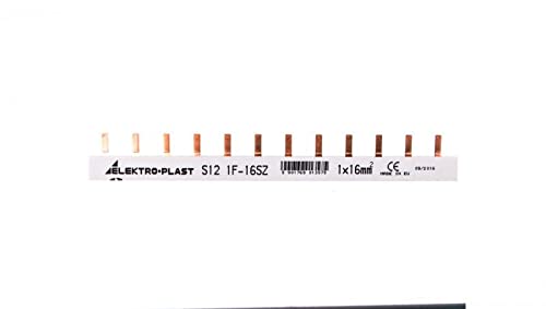 Stromschiene Typ PIN 1P 16mm2 100A 12pol IZS16/1F/12 45.236 Elektro-plast Spatel 5901769013575 von elektro-plast opatÓwek