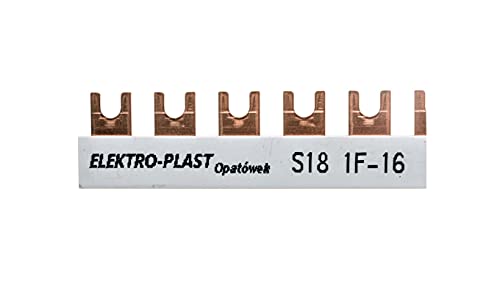 Verbindungsschiene 1P 80A 16mm2 Gabelgabel (18 Mod.) 1F S18 1F-10 45.181 Elektro-plast Spatel 5901769010673 von elektro-plast opatÓwek