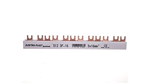 Verbindungsschiene 3P 80A 16mm2 Gabelgabel (12mod.)3F S12 3F-10 45.321 Elektro-plast Spatel 5901769010680 von elektro-plast opatÓwek