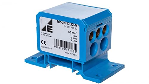 Verteilerblock 2x4-50mm2 + 2x4-35mm2 + 3x2,5-25mm² blau DB2-N 48.20 Elektro-plast Spatel 5901769011434 von elektro-plast opatÓwek