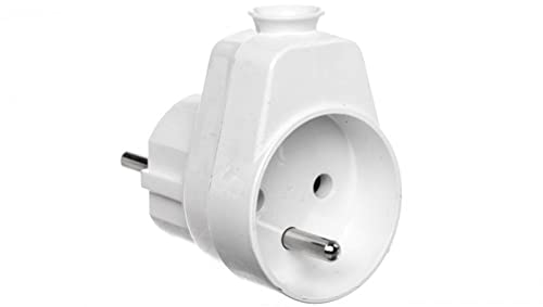 Winkelverteiler Stecker-Buchse z/u 16A 2P AWA-WG weiß 51.30 Elektro-plast Spatel 5905548287706 von elektro-plast opatÓwek