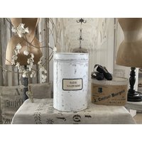 Alte Großes Apothekerdose Im Shabbykleid von elfloraart