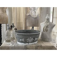 Alte Zinkwanne Pferdchen von elfloraart