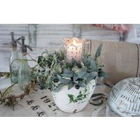 Olivengesteck Mit Windlicht von elfloraart