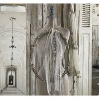 Ovaler Zarter Shabby Kristallkranz von elfloraart