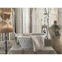 Weidenkorb Mit Leinensack von elfloraart