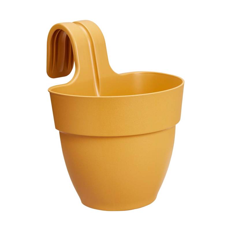 Balkonkasten &#039;Vibia Campana Easy Hanger&#039; Small 24 cm, honiggelb von elho®