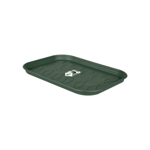 Elho Green Basics Anzucht Untersetzer L - Laubgrün - Drinnen & Draußen - Ø 50.9 x H 2.3 cm von elho