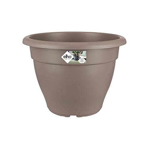 Elho Torino Campana 40 - Blumentopf - Taupe - Draußen - Ø 38.5 x H 28.4 cm von elho