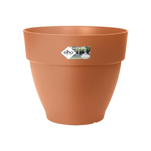 elho Vibia Campana rund 65 cm – großer Blumentopf für den Außenbereich – inklusive Wasserreservoir – 100% recycelter Kunststoff - Braun/Terra elho Vibia Campana rund 65 cm – großer Blumentopf für den Außenbereich – inklusive Wasserreservoir – 100% recycelter Kunststoff - Braun/Terra von elho