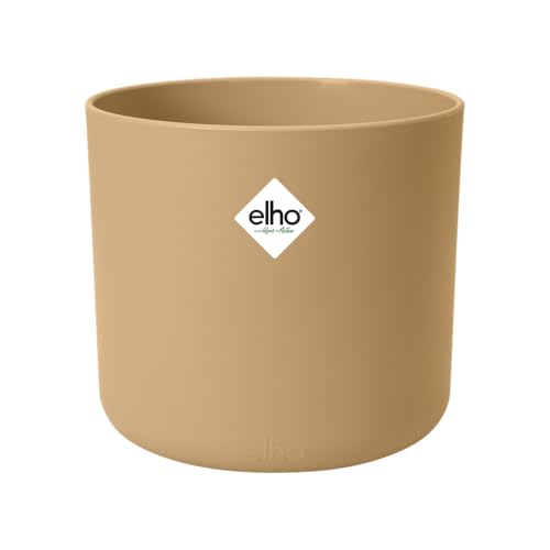elho B.for Soft Rund 16 - Blumentopf für Innen - 100% recyceltem Plastik - Ø 16.0 x H 15.0 cm - Beige/Goldener Sand elho B.for Soft Rund 16 - Blumentopf für Innen - 100% recyceltem Plastik - Ø 16.0 x H 15.0 cm - Beige/Goldener Sand von elho